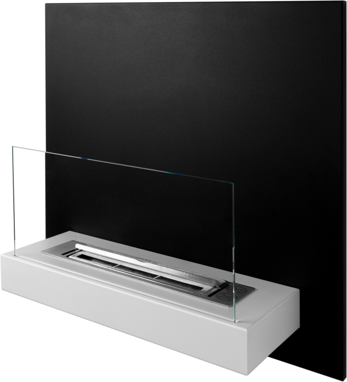 Biofireplace hanging BOARD black-white